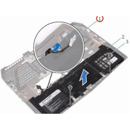 Замена батареи Dell Alienware 13 R2